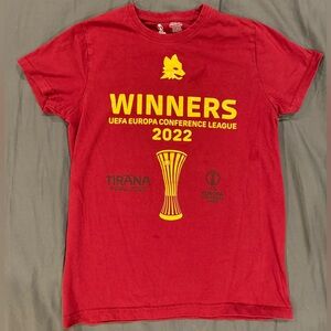 AS Roma UEFA Europa Conference League Winners T-Shirt